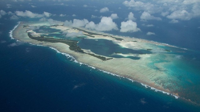 The waters around Palmyra Atoll are part of the Pacific Islands Heritage Marine National Monument (file image courtesy USFWS)