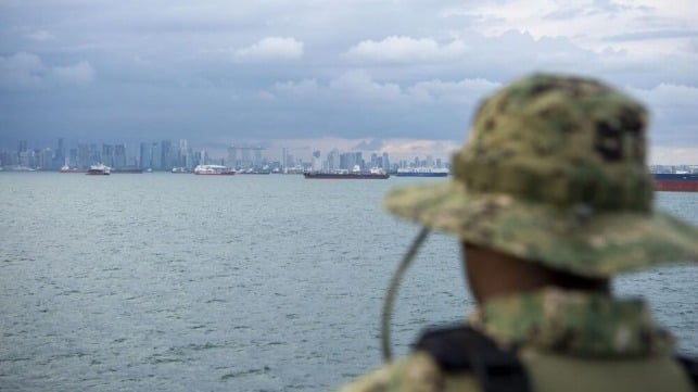 Singapore anchorage