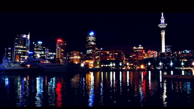 Auckland at night