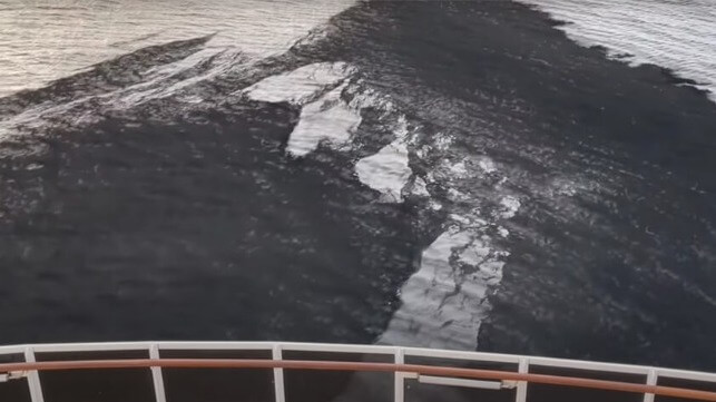 scrubber discharge from Carnival Magic