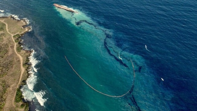 Tobago oil leak