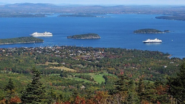 Bar Harbor Maine cruise limit