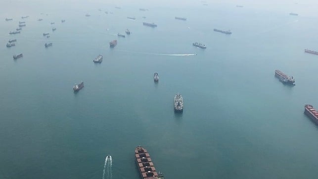 boarding and theft in Singapore Strait