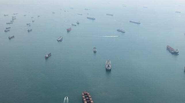 Singapore anchorage