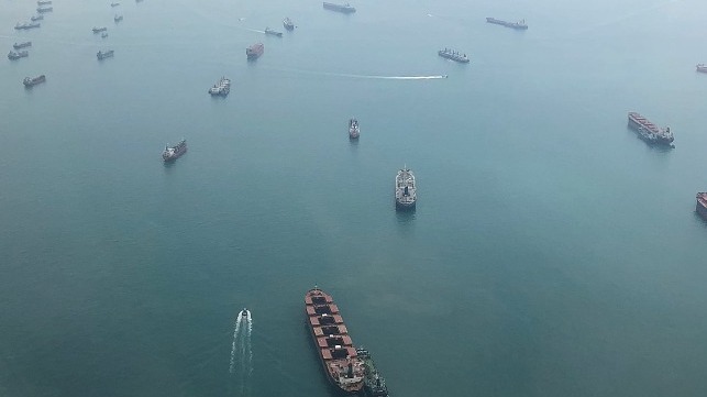 singapore strait anchorage