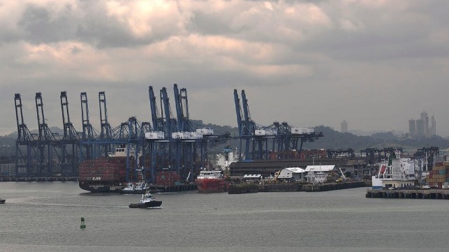CK Hutchison's container terminal in Balboa, Panama