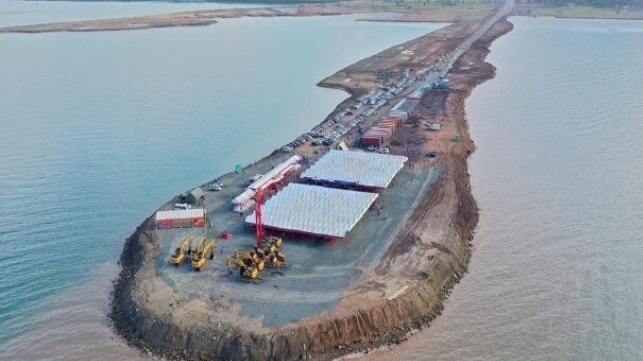 new Chinese built port in southern Cambodia