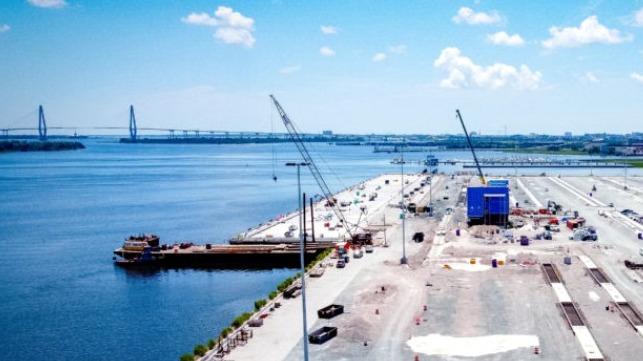 nieuwe containerterminals en cruiseterminals voor Charleston South Carolina