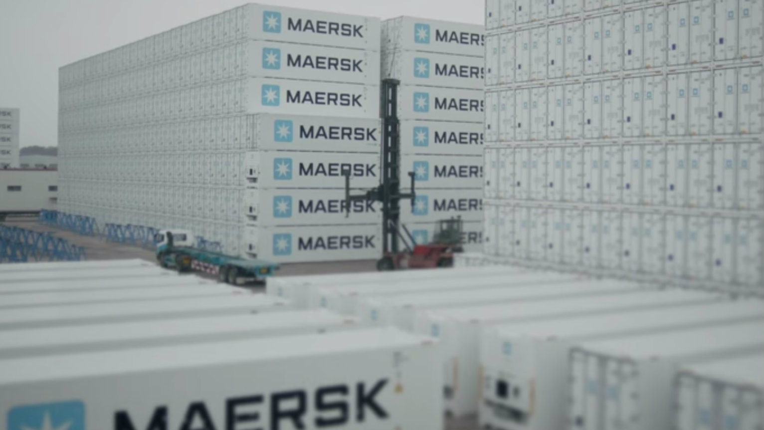 Maersk Shipping Containers