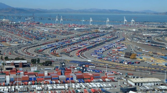 file photo of Port of Oakland