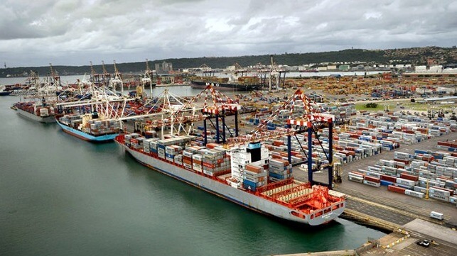 Durban container port