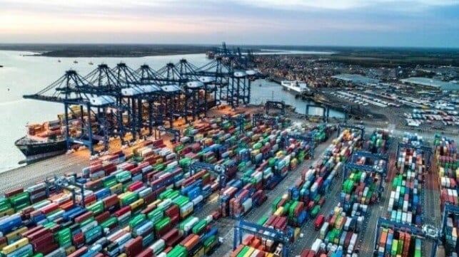 Port of Felixstowe, UK