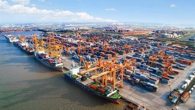 Hai Phong, Vietnam container terminal