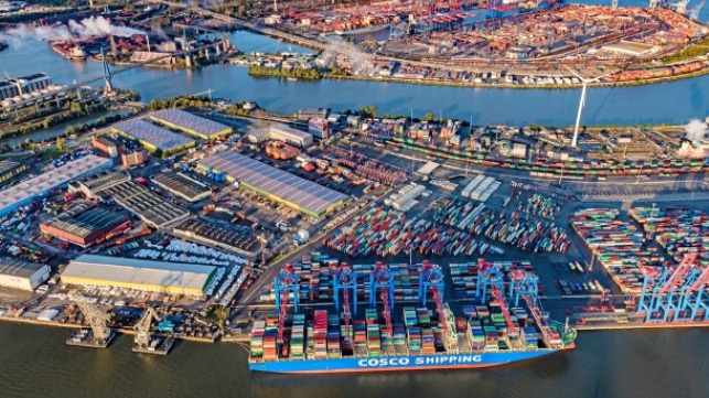 China's COSCO buys stake in Hamburg container terminal 