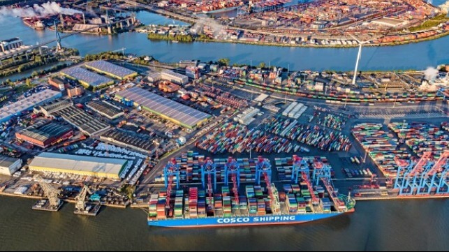 COSCO investment in Hamburg container terminal