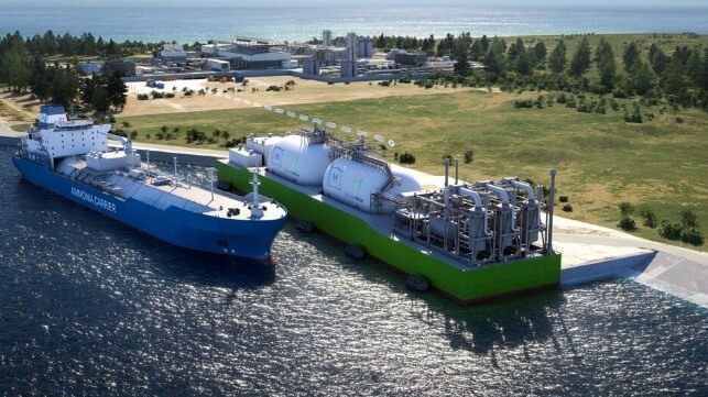 hydrogen import terminal