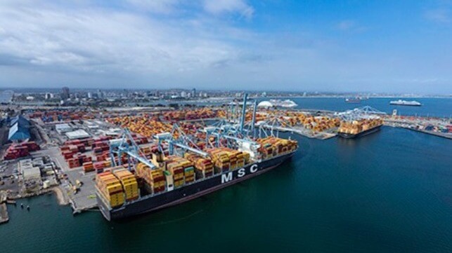 California ports see volume declines