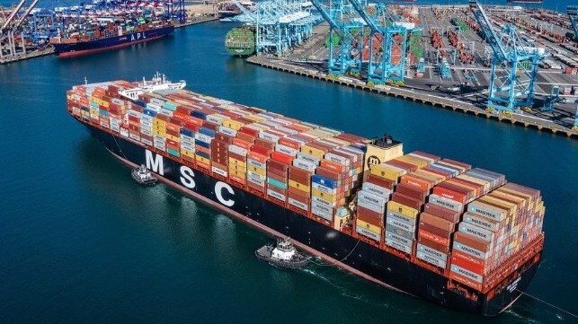 container volume Southern California