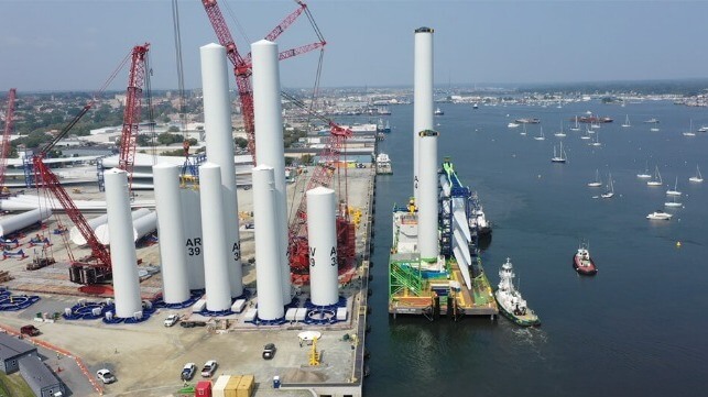 Massachusetts wind port