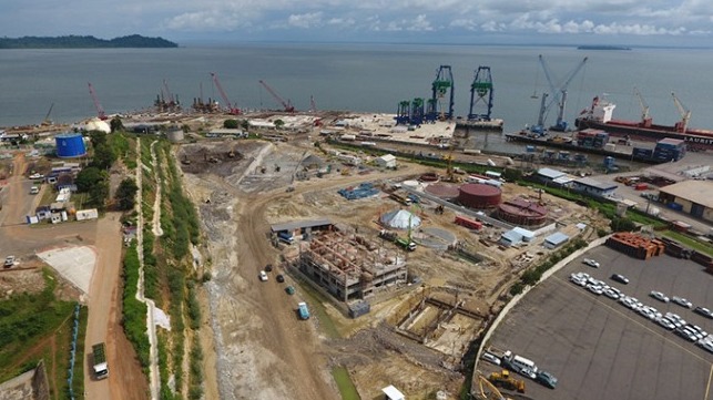 violent attack on vessel in Gabon