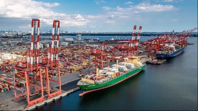 NY NJ port is second largest container port in USA