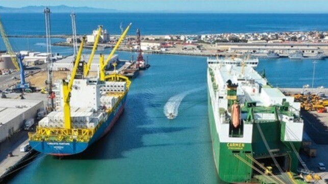 Fedex diverts containers on chartered ship to Port Hueneme California