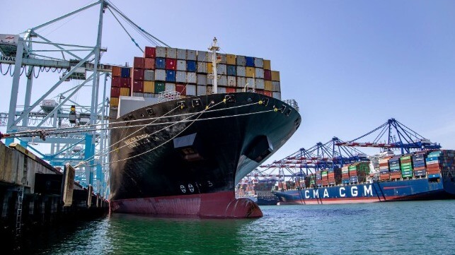 Port of LA boxships