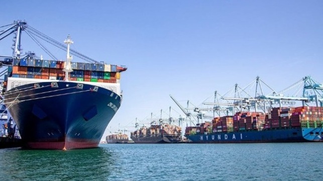 record volumes and strong outlook at Port of Los Angeles