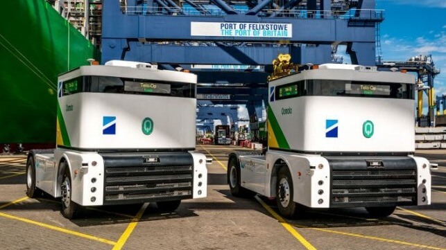 Autonomous battery trucks