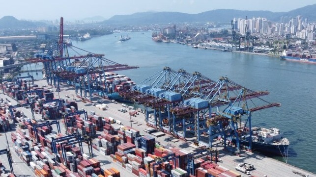 Santos Brazil container terminal