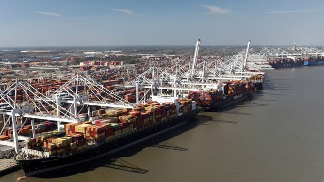 moderating container volume at Savannah