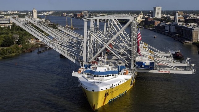 Savannah container cranes