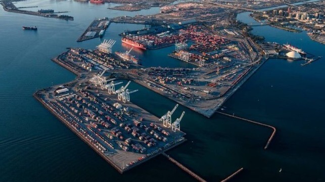 California port volumes falling 