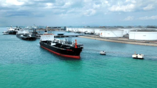Singapore hybrid electric buner tankers 