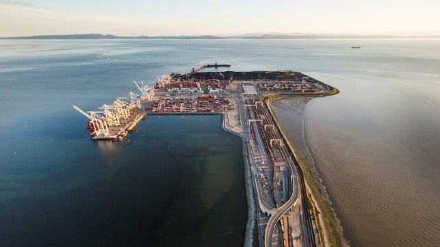 Vancouver Canada container terminal