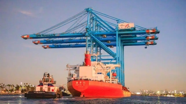 cranes arriving from China