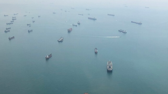 Singapore anchorage