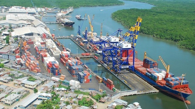 SAAM terminal in Guayaquil, Ecuador