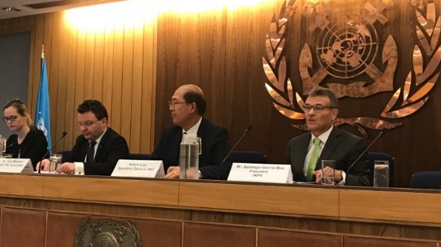 Santiago Garcia Mil? delivered his maiden speech at IMO headquarters this week