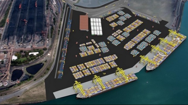 Plan for Port of Newcastle's container terminal