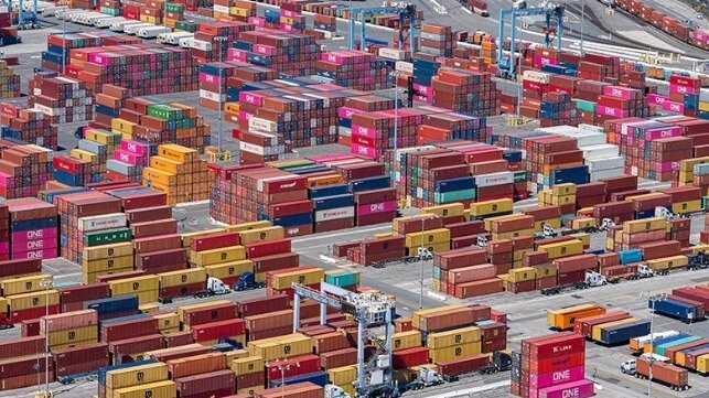 container pileups are creating downward pricing pressures