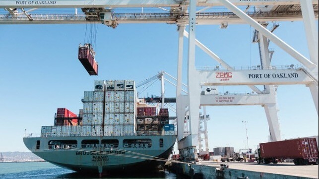USDA funds new ag container yard for exports at Port of Oakland