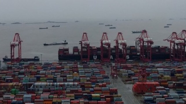 containership port congrestion grows