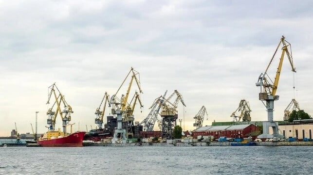 Multipurpose terminal at Port of St. Petersburg (file image)