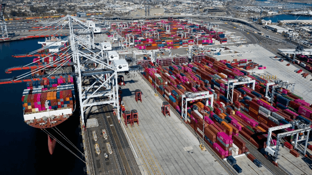 Los Angeles container terminal
