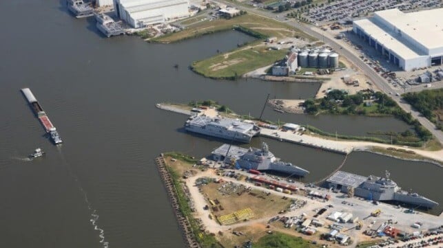 Austal shipyard in Mobile
