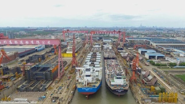 China shipbuilding market share
