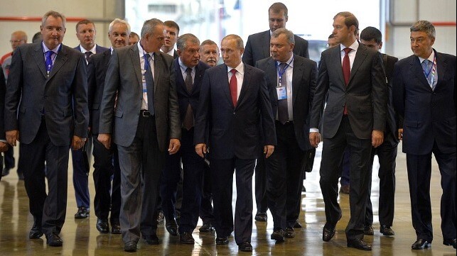 Russian President Vladimir Putin tours Zvezda Shipyard, before the invasion (file image courtesy of the Kremlin).