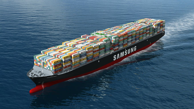 Samsung container ship