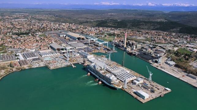 Fincantieri reports record production with financial losses 